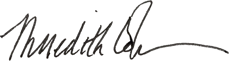 Signature of Executive Director, Meredith Lohr