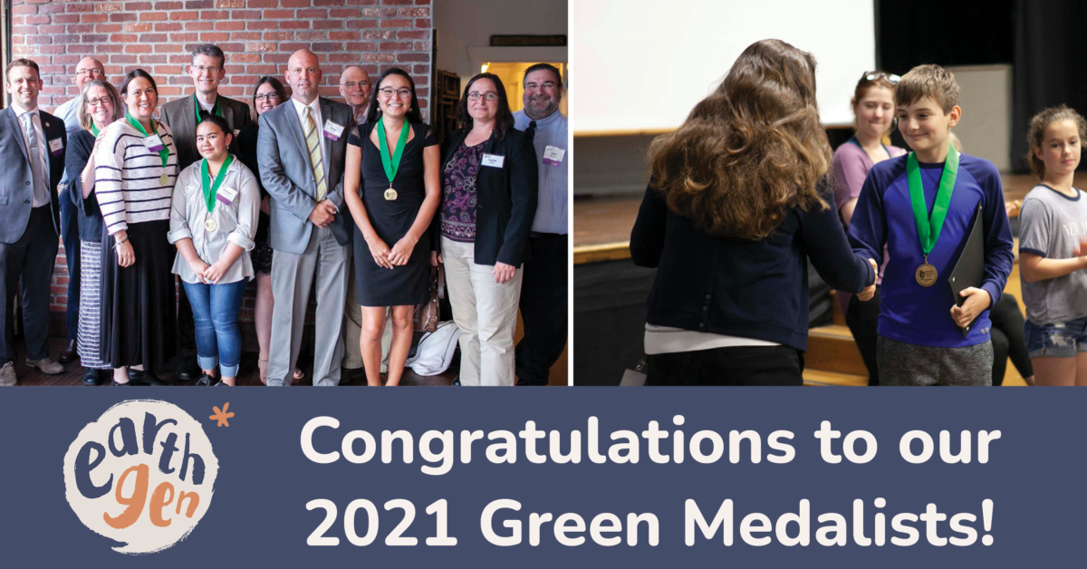 Congratulations to our 2021 Green Medalists!
