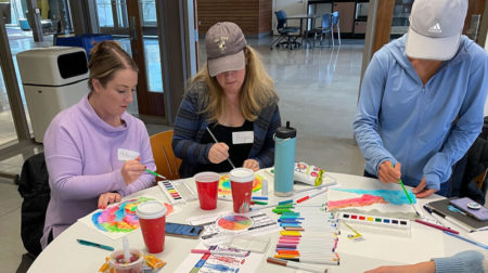 Educators share how they could use creative tools and activities to help their students feel prepared to take climate action at EarthGen's Climate Grief & Creative Expression STEM Seminar.