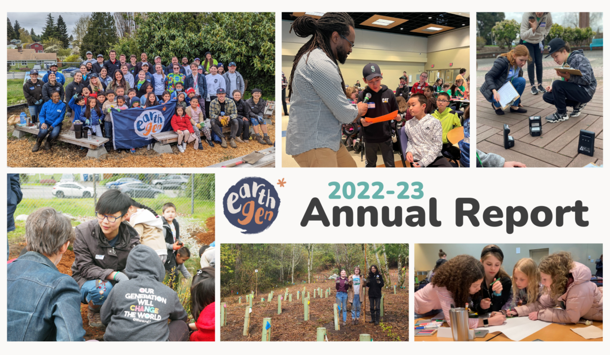 Cover of EarthGen's 2022-23 Annual Report