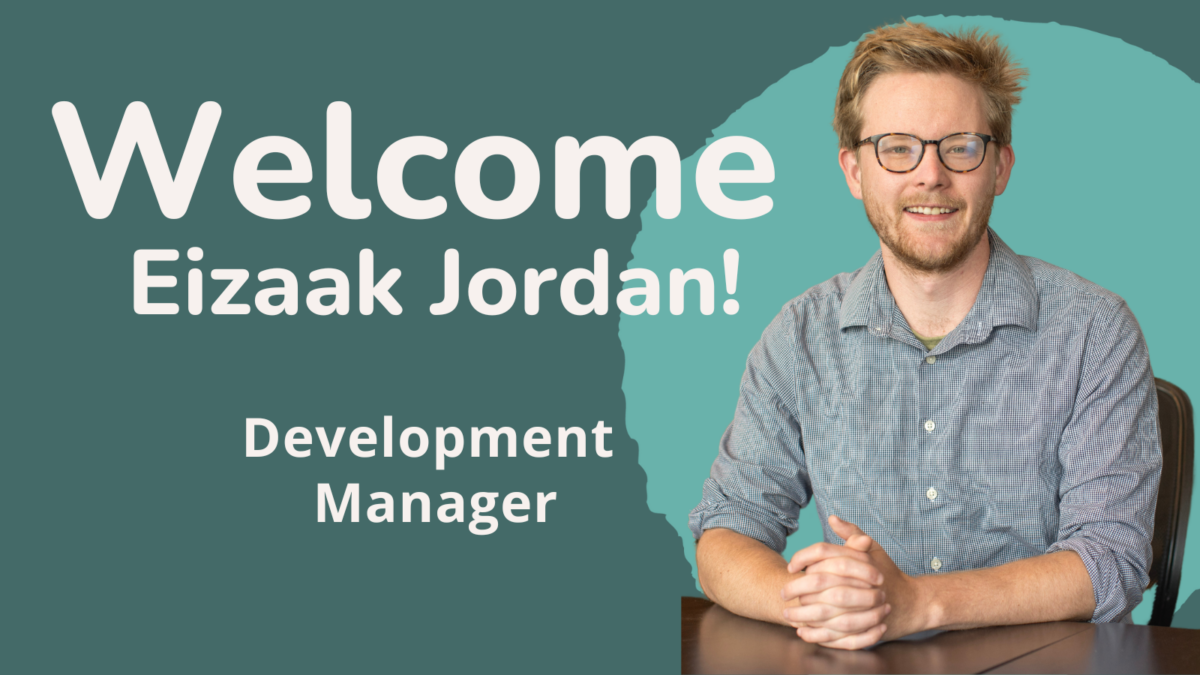 Welcome Eizaak Jordan! Development Manager