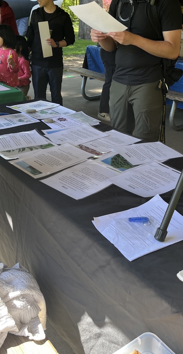 Saanvi tables with information about extremem heat and has a table full of information and links to her survey